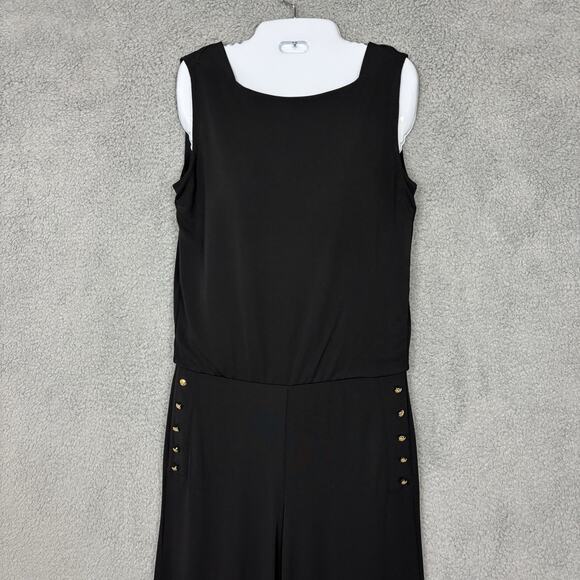 Lauren Ralph Lauren Womens Small Jumpsuit Wide Leg Minimalist Capsule Evening - Picture 4 of 16